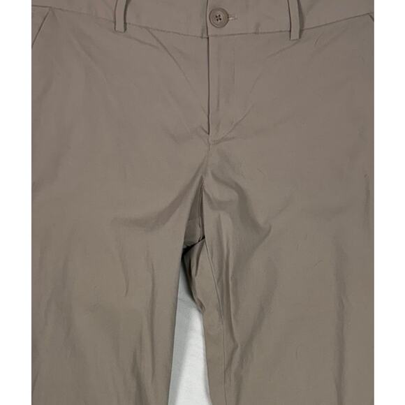 Eddie Bauer Womens Size 10 Beige Tan Khaki Nylon Spandex Pants - Picture 2 of 8